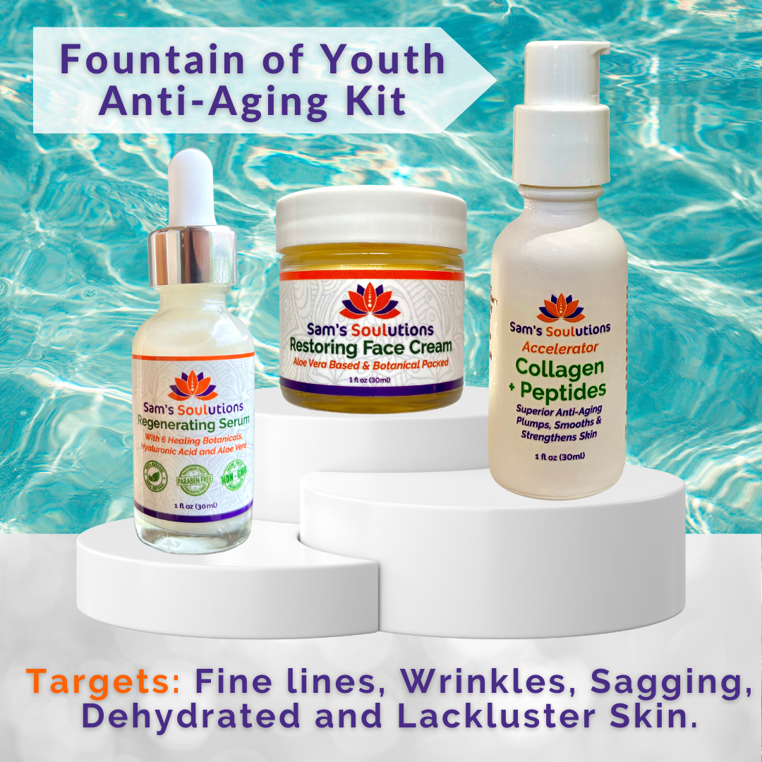 Fountain of Youth Anti-Aging Kit โ Sam's Soulutions Plant-Based Skincare