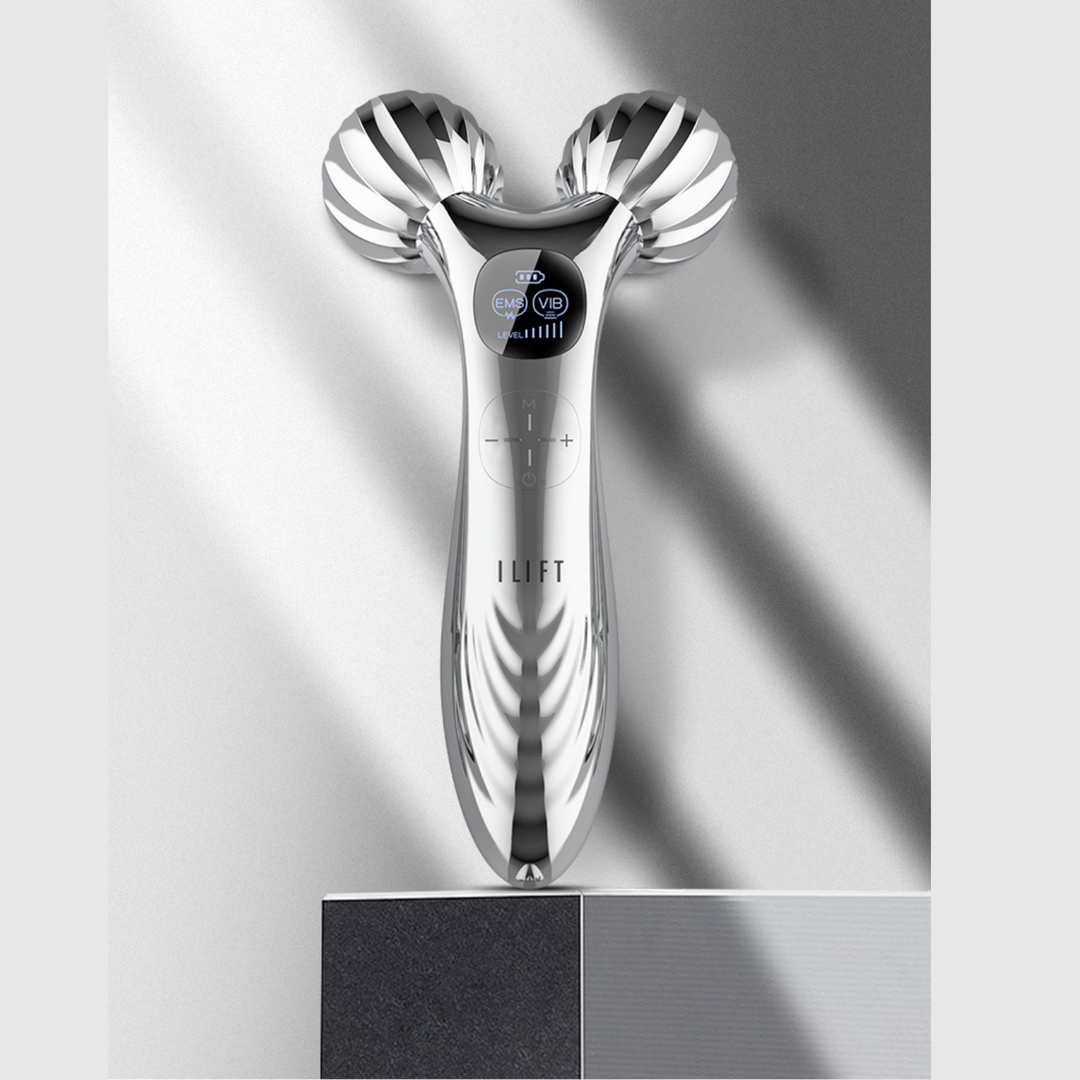 EMS + Vibrating 360 Roller Duel Tightening Face Lift Device EMS + Vibrating 360 Roller Duel Tightening Face Lift Device