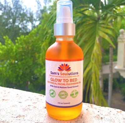 GLOW To Bed Botanical Facial Cleanser - Sam's Soulutions Plant-Based Skincare