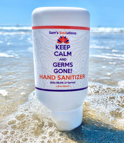Keep Calm Hand Sanitizer (Bundle of Three Tubes) - Sam's Soulutions Plant-Based Skincare